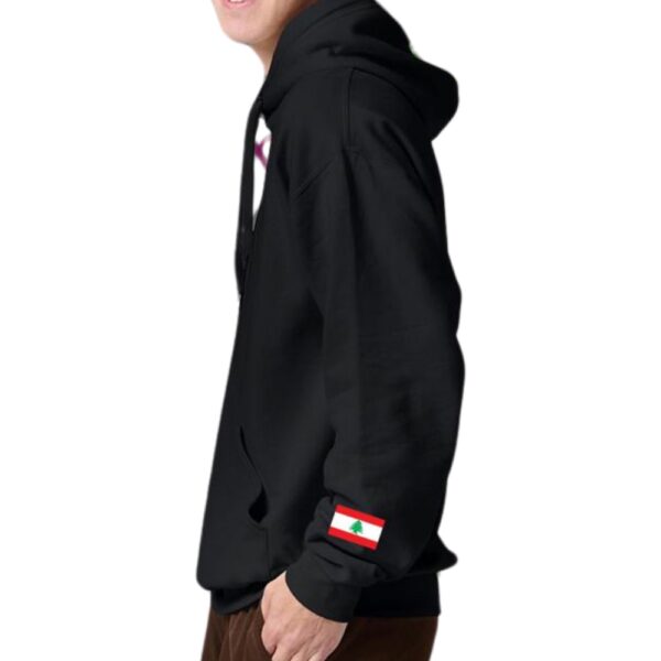 Adult Kfarhouna Bold Emblem Hoodie - Image 4